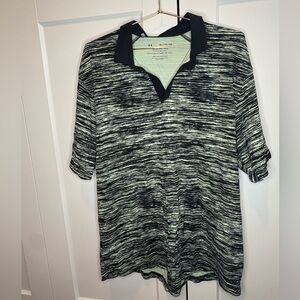 Under Armour Men’s Iso-Chill Polo XL Green and Black